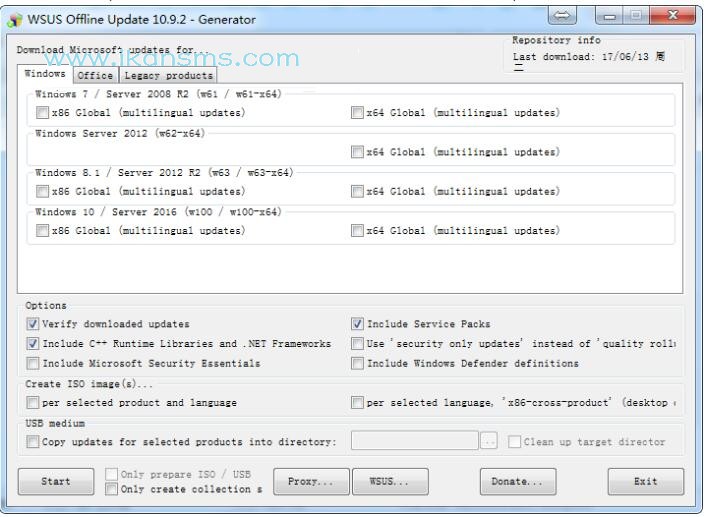 WSUS Offline Update下载-微软系统补丁下载器(WSUS Offline Update)下载 v11.8中文版