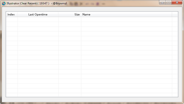 -Illustrator Clear Recent(Illustrator清理软件)下载 v19347绿色版