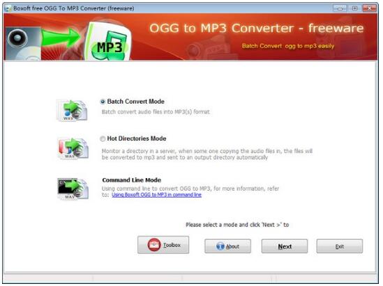 -Boxoft free Ogg to MP3 Converter(Ogg到MP3转换器)下载 v1.0官方版