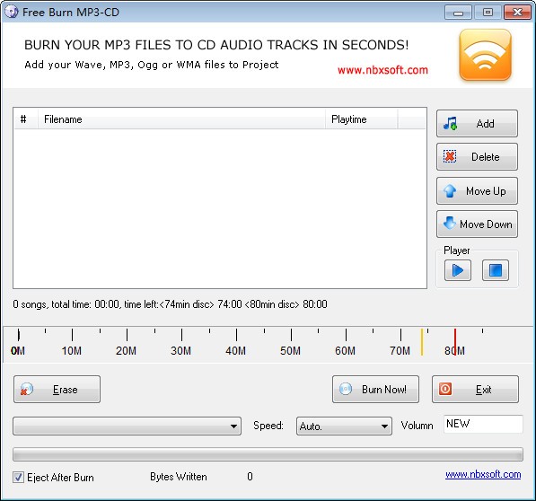 -Free Burn MP3-CD(MP3刻录软件)下载 v1.2官方版