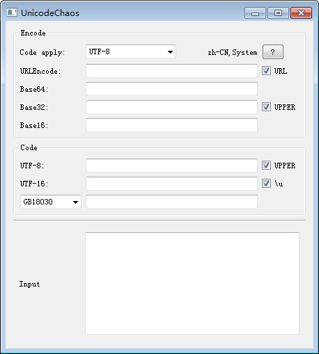 -UnicodeChaos(简单编码工具)下载 v1.0免费版