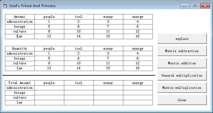 -社会矩阵计算器(Socialist Matrix calculator)下载 v1.0绿色版