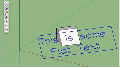 FlatText插件-sketchup浮动文字插件(FlatText Free)下载 v4.3.1官方版