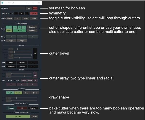 -SpeedCut(maya超级布尔建模插件)下载 v1.0 免费版 附使用教程