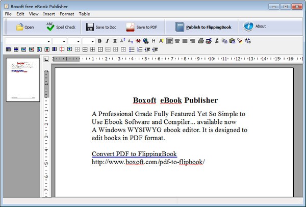-Boxoft Free eBook Publisher(电子书制作软件)下载 v3.0官方版