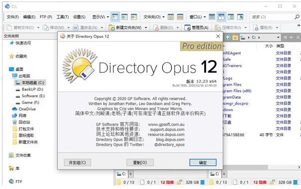 directory opus 12破解版-directory opus 12中文免费版下载 附授权文件和安装教程
