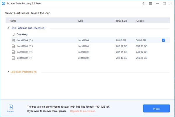 -Do Your Data Recovery(数据恢复软件)下载 v7.1官方版