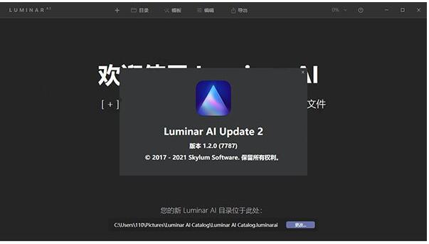 Luminar AI破解版-Luminar AI 1.2.0 (7787)中文免费版下载 附安装使用教程