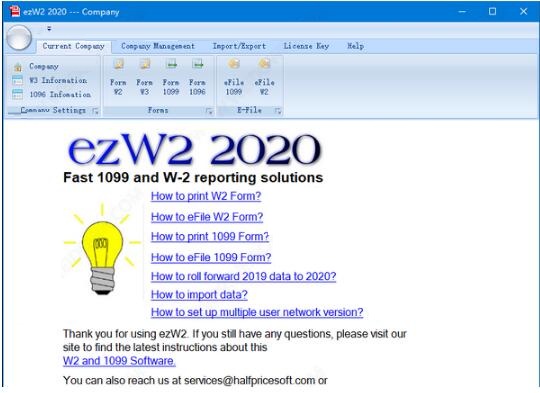 ezW2 2020破解版-ezW2 2020(表格打印软件)下载 v8.0.1免费版