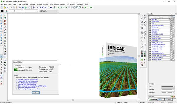 IRRICAD破解版-IRRICAD(灌溉设计软件)下载 v18.06附安装教程