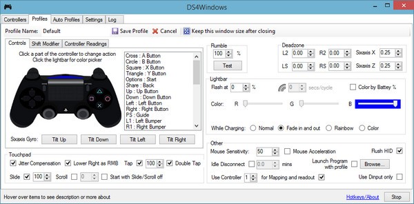 DS4Windows中文汉化版-DS4Windows(PS4手柄控制软件)下载 v2.2.10官方版 附使用教程