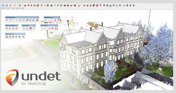 Undet插件-Undet(sketchup三维描点云处理插件)下载 v19 官方最新版