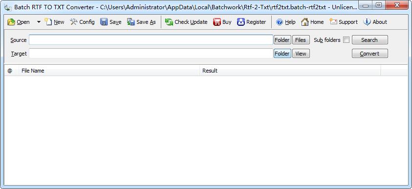 -Batch RTF to TXT Converter(RTF转TXT格式转换器)下载 v2020.12.1025官方版