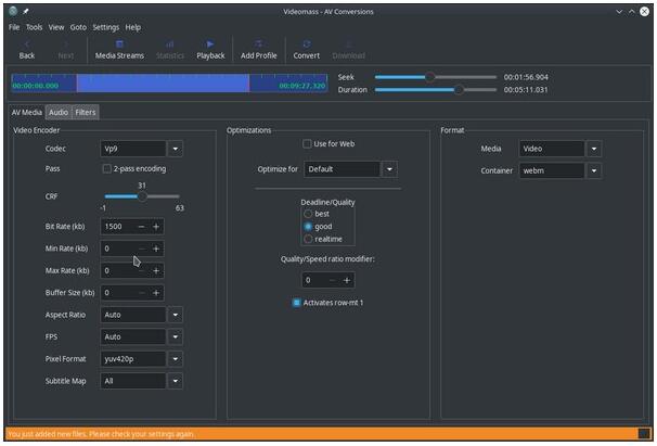 -Videomass(视频处理软件)下载 v3.3.7官方版