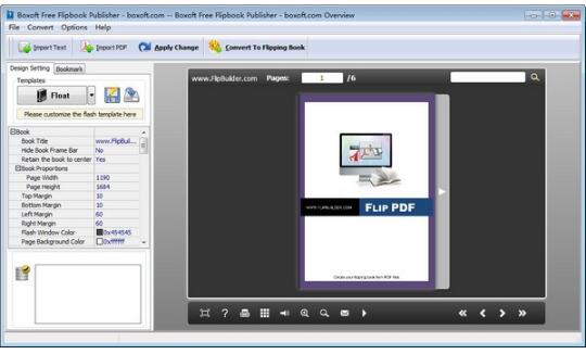 -Boxoft Free Flipbook Publisher(翻页书制作软件)下载 v1.0官方版
