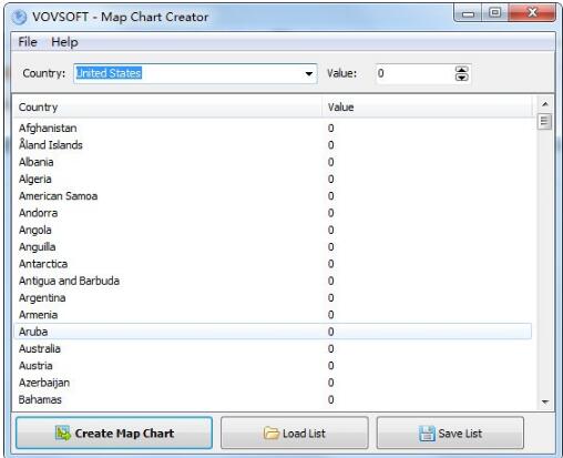 -Map Chart Creator(地图制作软件)下载 v1.0官方版
