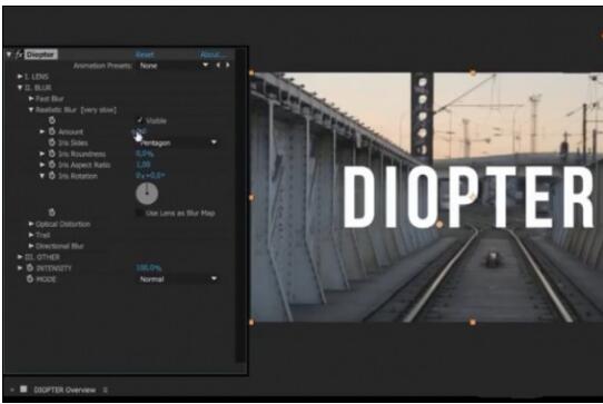 Diopter插件下载-AEscripts Diopter(AE光线折射模糊插件)下载 v1.03免费版