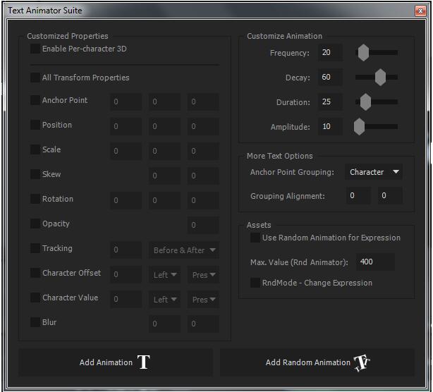 Text Animator Suite-AE文字动画脚本(Text Animator Suite)下载 v1.0免费版