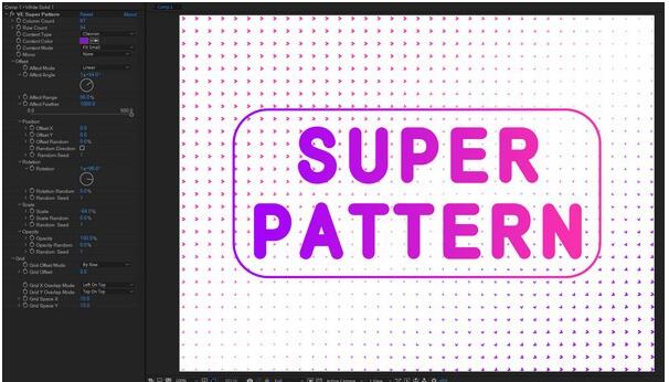 -VE Super Pattern(AE制作图案样式插件)下载 v1.0官方版