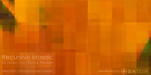 -Recursive Mosaic(AE马赛克网格像素化效果插件)下载 v1.1.0中文免费版