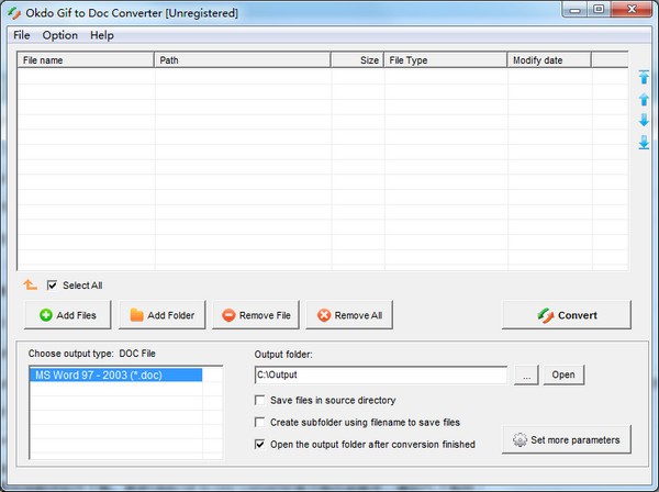 -Okdo Gif to Doc Converter(图片转文档软件)下载 v5.6官方版