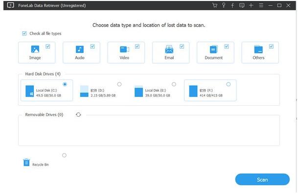 FoneLab Data Retriever破解版-FoneLab Data Retriever(数据恢复软件)下载 v1.2.26官方版