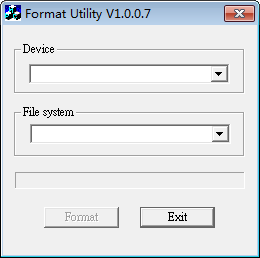 -东芝U盘格式化修复工具(Format Utility)下载 v1.0.0.7免费版