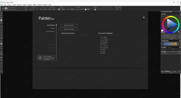 Painter2021破解版-Corel Painter 2021中文免费版下载 v21.0.0.211附安装教程