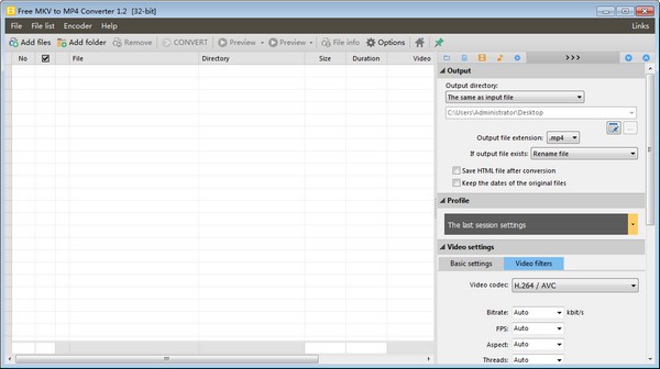 -Free MKV to MP4 Converter(MKV转MP4转换器)下载 v1.2官方版