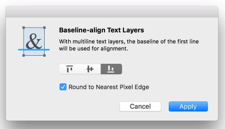 -BaseAlign(sketch根据基线对齐文本图层插件)下载 v1.1 官方版