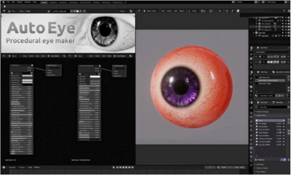-Blender Market Auto Eye(Blender眼睛生成插件)下载 v3官方版