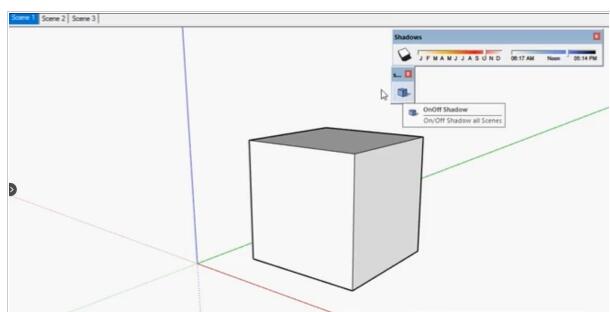 -s4u OnOff Shadow(sketchup阴影开关插件)下载 v1.0.0 官方版