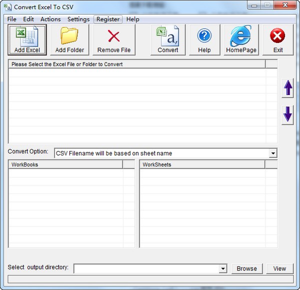 -Convert Excel to CSV(Excel转CSV格式软件)下载 v29.12.28官方版