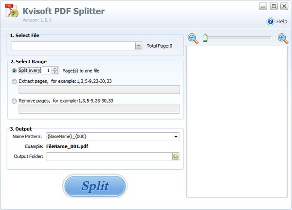 -Kvisoft PDF Splitter(PDF分割工具)下载 v1.5.1官方版