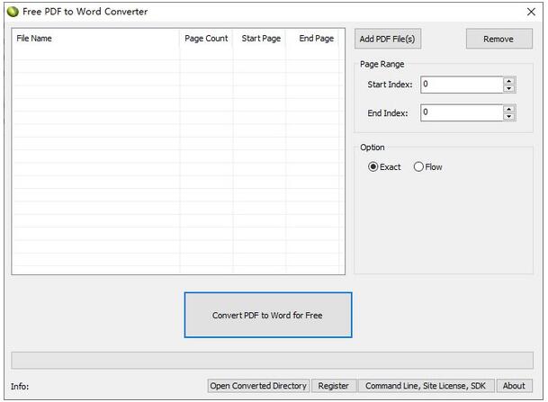 -Free PDF To Word Converter(PDF转Word软件)下载 v6.00官方版