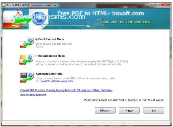-Boxoft PDF to Html(PDF转HTML转换器)下载 v1.0官方版