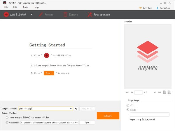 -AnyMP4 PDF Converter Ultimate(PDF文件转换器)下载 v3.3.52免费版