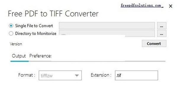 -Free PDF to TIFF Converter(PDF转Tiff转换器)下载 v1.0官方版