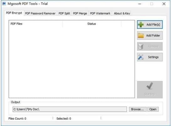 -Mgosoft PDF Tools(PDF工具集)下载 v1.0免费版