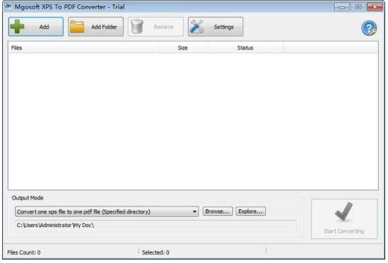 -Mgosoft XPS to PDF Converter(XPS转PDF工具)下载 v12.1.8官方版