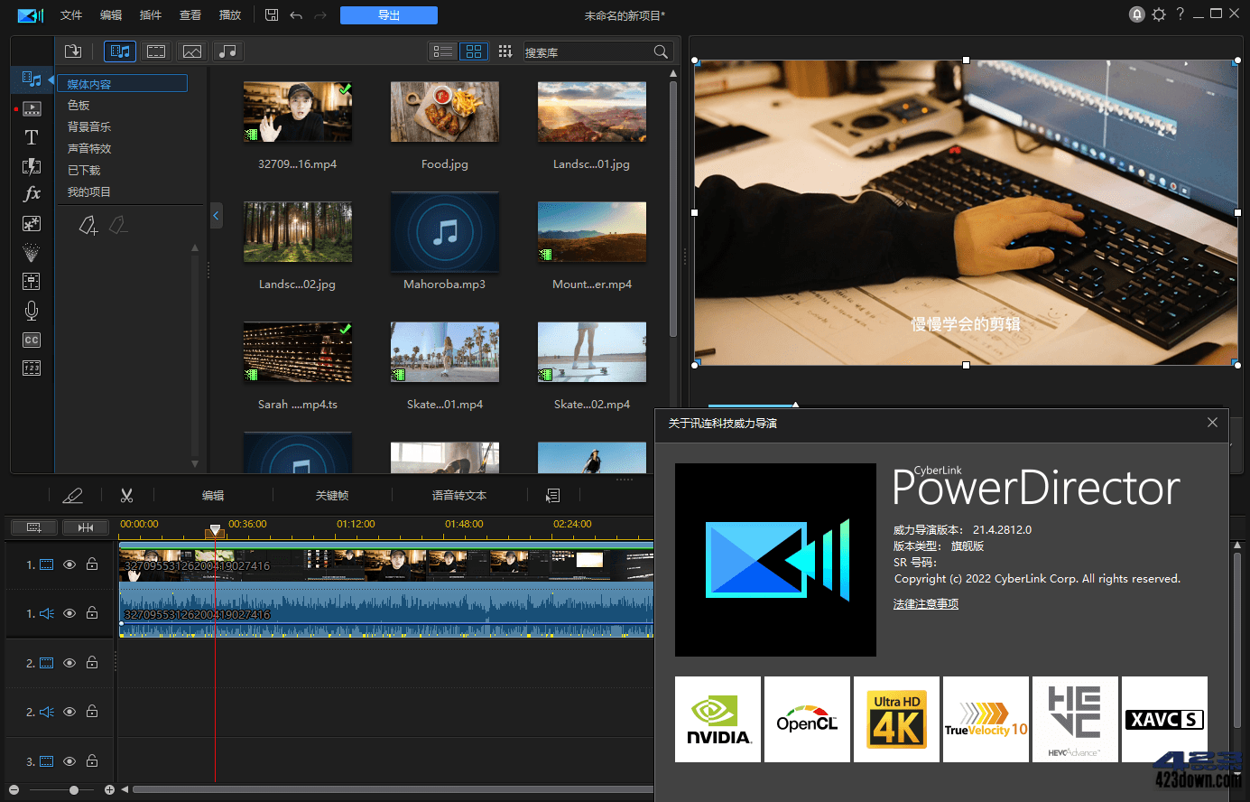 威力导演(PowerDirector)v21.4.2902 旗舰版下载