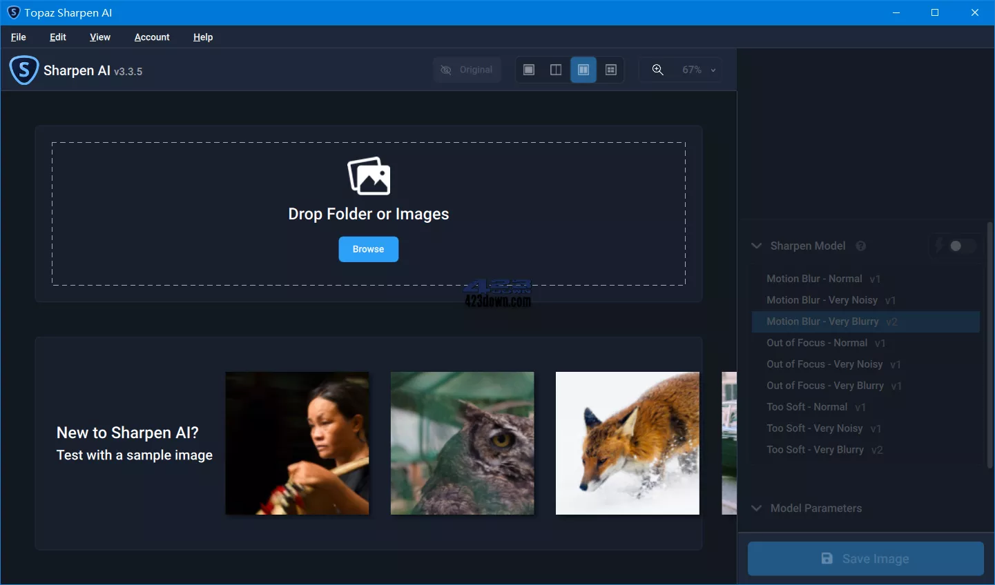Topaz_Sharpen_AI 4.1.0 / 3.3.5_破解便携版下载