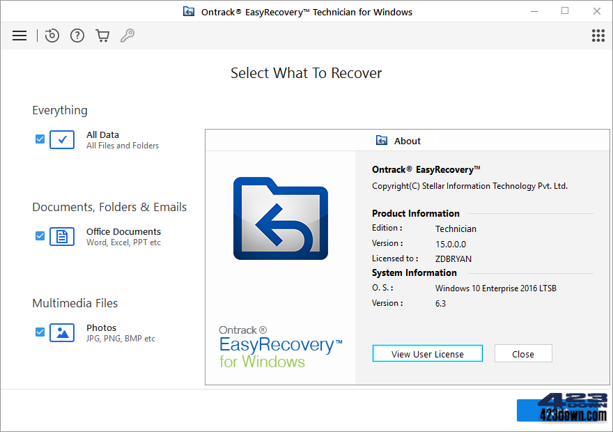 Ontrack EasyRecovery 15.2.0.0 破解企业版下载