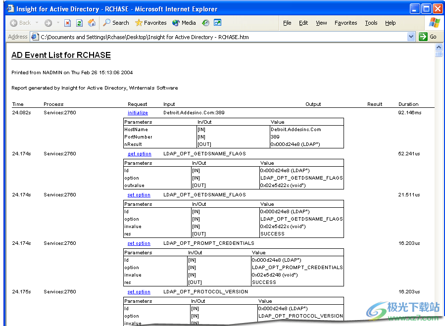 AdInsight(LDAP实时监视工具)