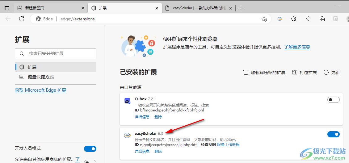easyScholar插件