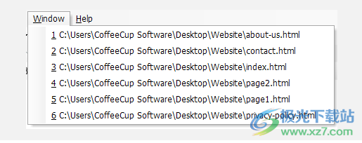 coffeecup html editor(HTML编辑器)