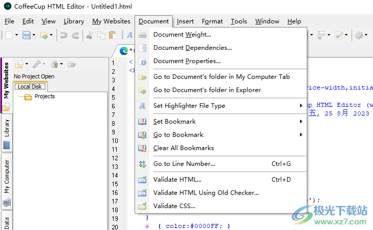coffeecup html editor(HTML编辑器)