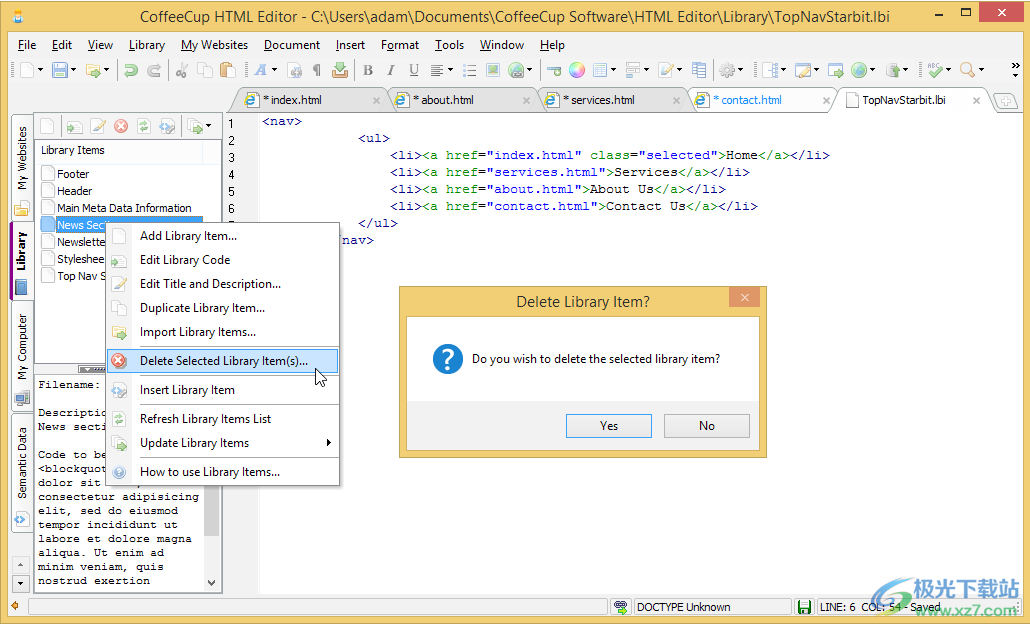 coffeecup html editor(HTML编辑器)