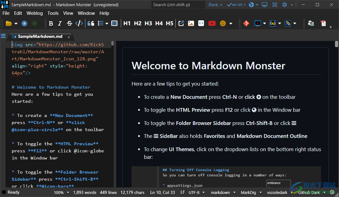Markdown Monster(Markdown软件)