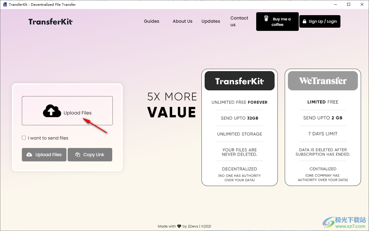 TransferKit不限量免费网盘软件